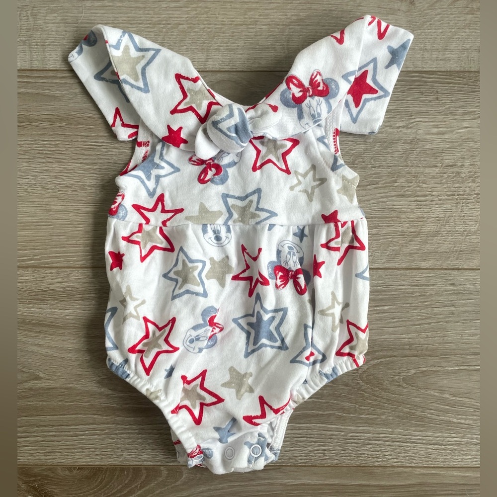 Disney Baby Minnie Mouse onesie with sailor collar